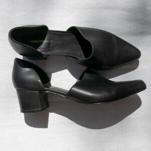 Intentionally Blank Perf-Hi D’Orsey Heel Black